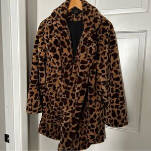 Leopard Print Coat